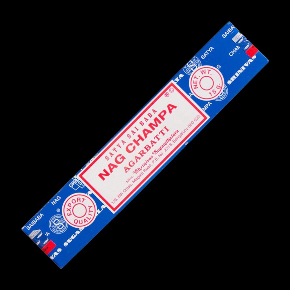 10 BOX SATYA NAG CHAMPA AGARBATTI INCENSE STICKS 15 GRAM PACK GENUINE TOTAL 150G